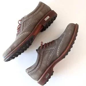 Ecco | Shoes | Ecco Tour Hybrid Golf Shoes 44 Wingtip Grey 9 